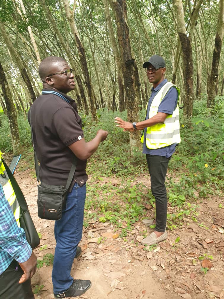 Visite du site PK 65 avec les responsables de GKS le 19/12/2024